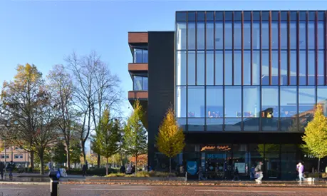 Alliance Manchester Business School on Oxford Road in Manchester