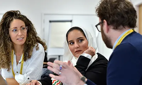 Executive Education delegates in classroom